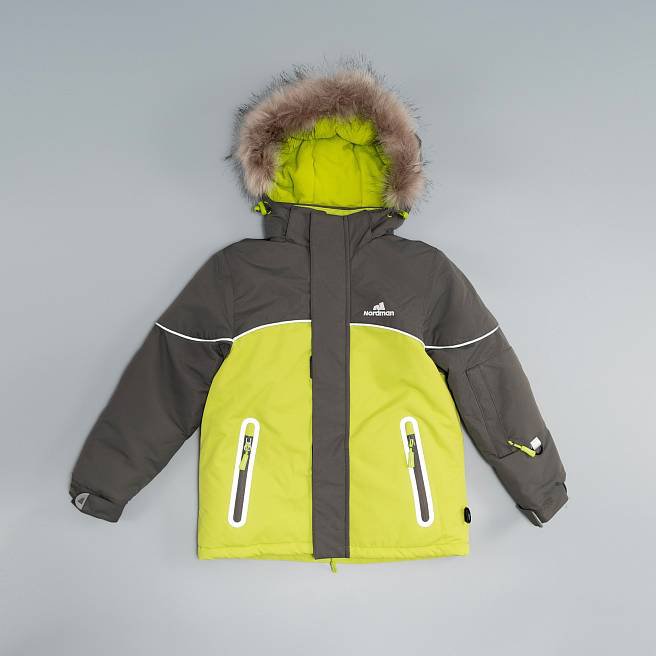 Куртка детская Nordman Wear салатовый/серый 3-2070-G01