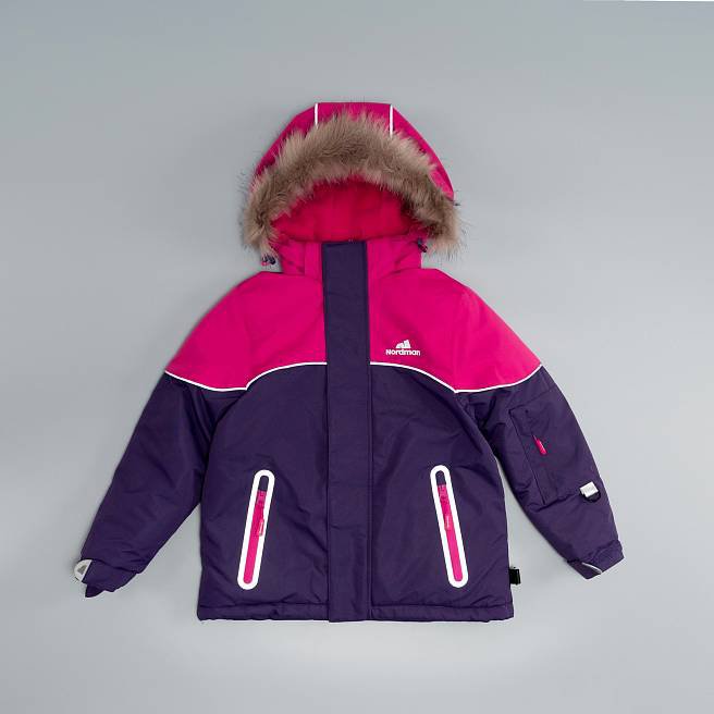 Куртка детская Nordman Wear сиреневый/ малиновый 3-2074-R01